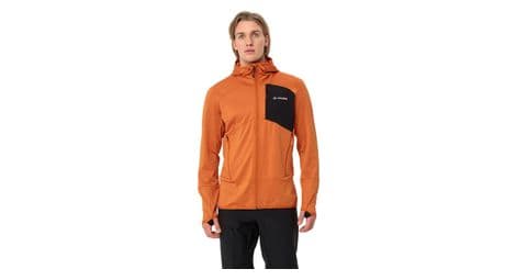 fleecejacke mit kapuze vaude monviso ii orange von Vaude