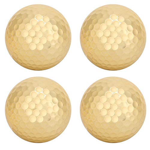 4-teilige Golfbälle, doppelschichtige goldene Golfbälle für das Golfübungs-Trainingszubehör Freizeitsport Freizeitsport 4-teilige Golfbälle, doppelschichtige goldene Golfbälle für das Golfübungs-Trainingszubehör Freizeitsport Freizeitsport von VBESTLIFE