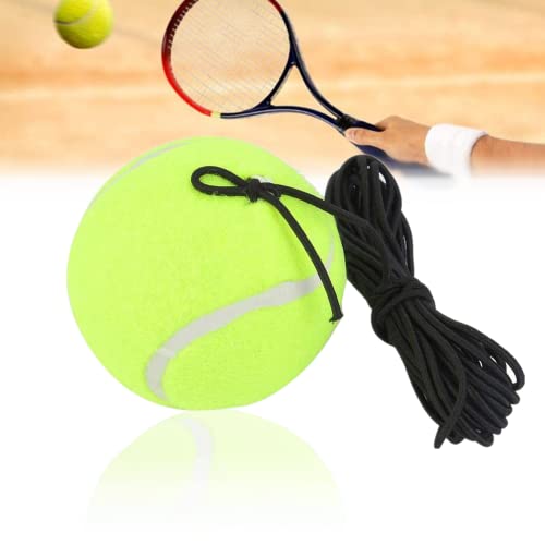 Tennisball für das Training mit 4M Elastic Rubber String Tennistrainer Rebounder Ball Gummibandball für Anfänger Tägliches Training/Fortgeschrittenes Training von VBESTLIFE