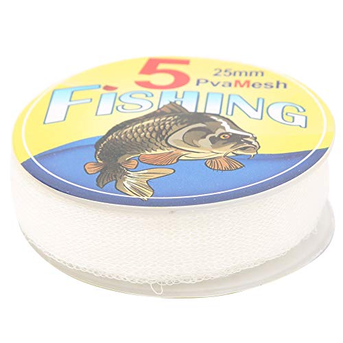 Vbestlife Fischnetz, wasserlöslich, PVA, 5 m, PVA-Werkzeug für Fische, Fischnest, Fischnetz, wasserlöslich, 25 mm von VBESTLIFE