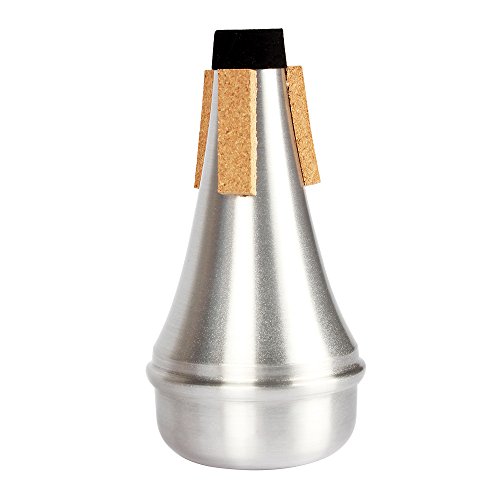 VBESTLIFE Tragbarer Mini Schalldämpfer für Trompete, Tragbarer Aluminiumlegierungsdämpfer für Horninstrumentenzubehör von VBESTLIFE