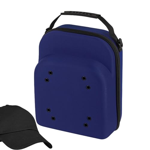 Vbnuyhim Baseballkappen- -Organizer, Reisetasche, tragbare Baseballmützen-Aufbewahrungstasche mit Deckel für Reisen, Camping, Wandern von Vbnuyhim