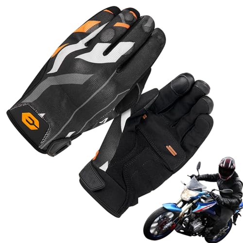 Vbnuyhim Motorrad-Reithandschuhe | Sommerreit- & Schmutzhandschuhe – r Handschuhe für Herren, Motorrad, Touchscreen-Motorhandschuhe, rutschfest, Sommer-Motorradhandschuhe für BMX, ATV, Radfahren, von Vbnuyhim