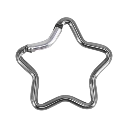 Vdaxvme Karabiner Clip Sternförmige Kletterschnalle Aluminiumlegierung Robuster Schlüsselanhänger Haken Für Camping Angeln Wandern Reisen von Vdaxvme