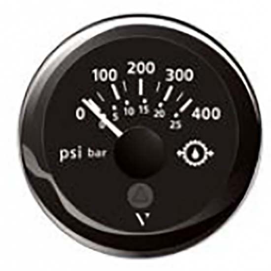 Vdo 0-25bar 10-184 Ohm Oil Manometer Silber 52 mm von Vdo