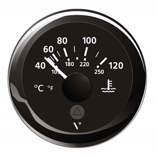 Vdo 40-120°c 287.4-22.7 Ohm Temperature Indicator Instrument Silber 52 mm Vdo 40-120°c 287.4-22.7 Ohm Temperature Indicator Instrument Silber 52 mm von Vdo