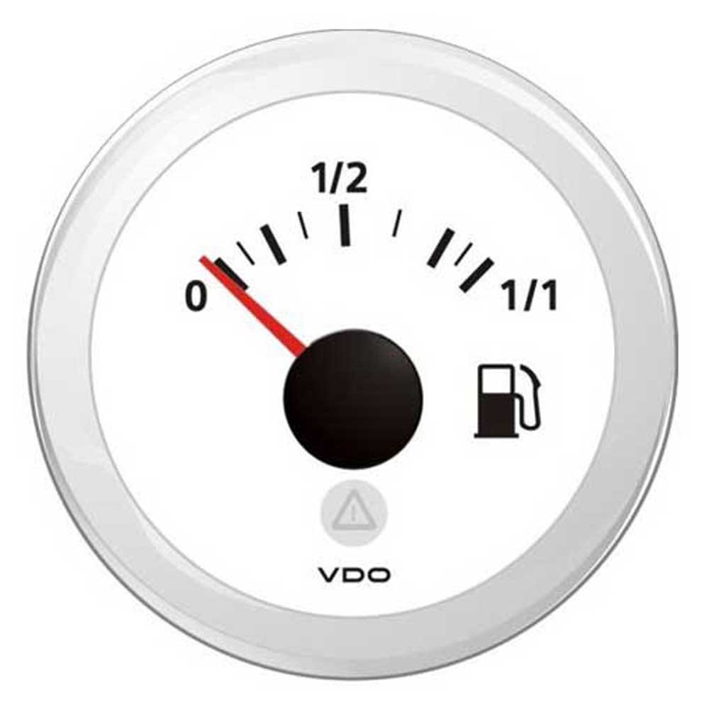 Vdo View Line 0-1/1 3-180ohm Fuel Level Instrument Silber 52 mm Vdo View Line 0-1/1 3-180ohm Fuel Level Instrument Silber 52 mm von Vdo