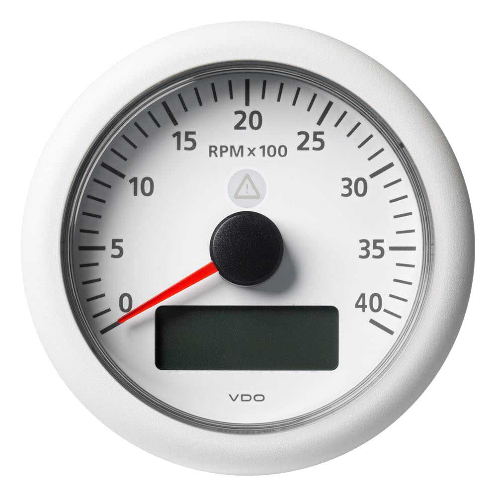 Vdo View Line 0-4000 Rpm Single Scale Round Tachometer Silber 85 mm Vdo View Line 0-4000 Rpm Single Scale Round Tachometer Silber 85 mm von Vdo