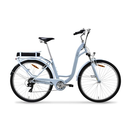 VecoCraft HEBE elektrofahrräder City E-Bike | ebike Damen 28 Zoll Blau| 7-Gang-Schaltung | Ananda Hinterer Motor 250W | EU-konformes für e Bike Herren und Damen VecoCraft HEBE elektrofahrräder City E-Bike | ebike Damen 28 Zoll Blau| 7-Gang-Schaltung | Ananda Hinterer Motor 250W | EU-konformes für e Bike Herren und Damen von VecoCraft