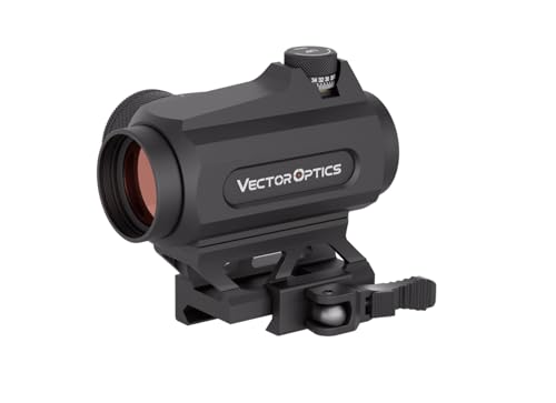 Vector Optics SCRD-72 Maverick-II 1x25 GenII Motion Sensor Rotpunkt Visier für Sport, Airsoft und Jagd, Luftgewehr, Ziel-Visier, Reflex-Visier, Red-Dot zum zielen von Vector Optics