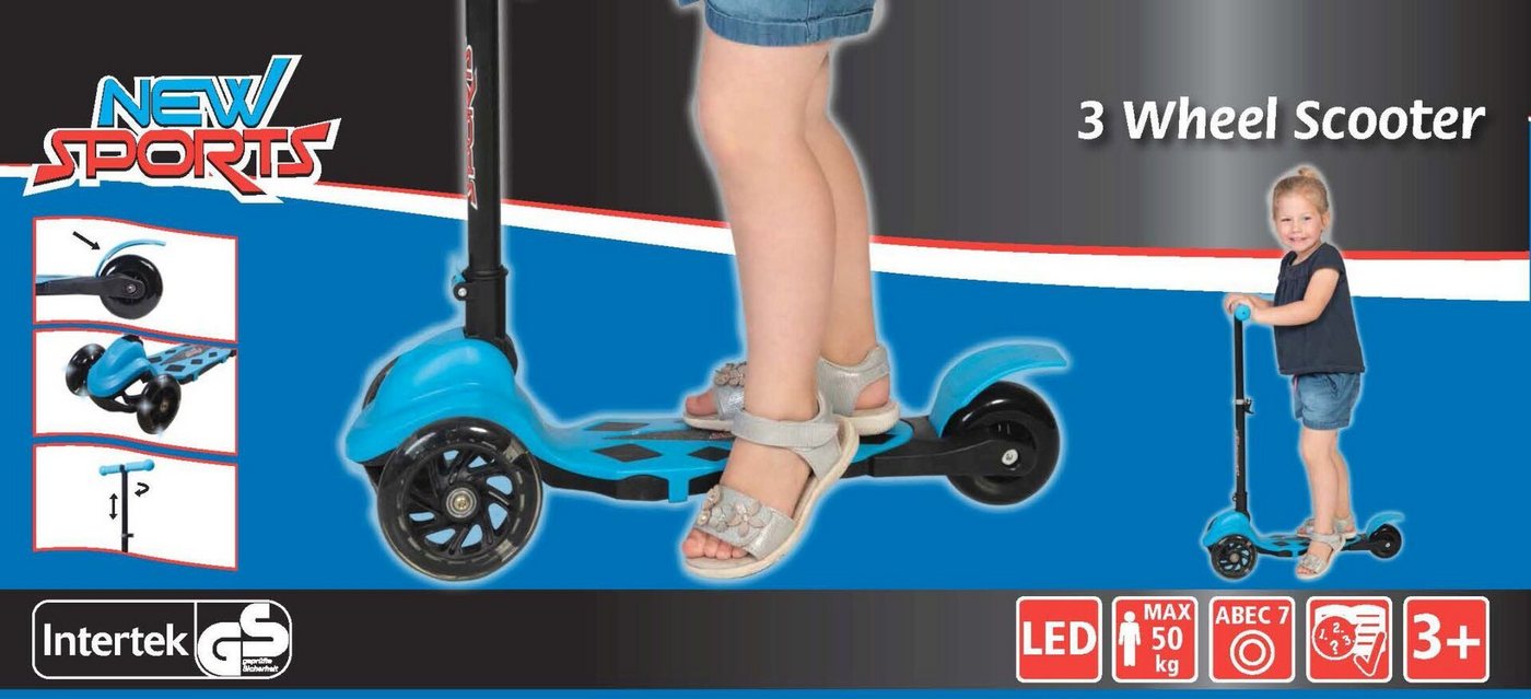 Vedes Scooter NSP 3-Wheel Scooter blau von Vedes