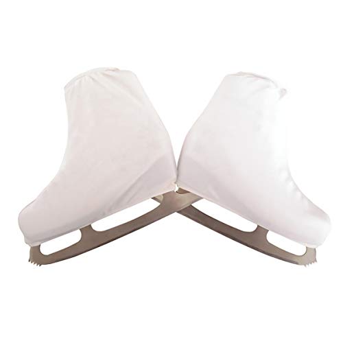 Veemoon Schlittschuhüberzüge Schlittschuhkufenschutzhüllen Schutzschuhhülle Kratzschutz für Hockeyschlittschuhe Eiskunstlauf M (Weiß) von Veemoon