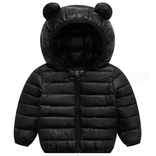 Veesper Pufferbabymantel mit Bärenohrohrhaube, süße Puffbabyjacke warm und gemütlich unter Winterjacke Wintermäntel für Kleinkind im Alter von 10 bis 18 Monaten m von Veesper