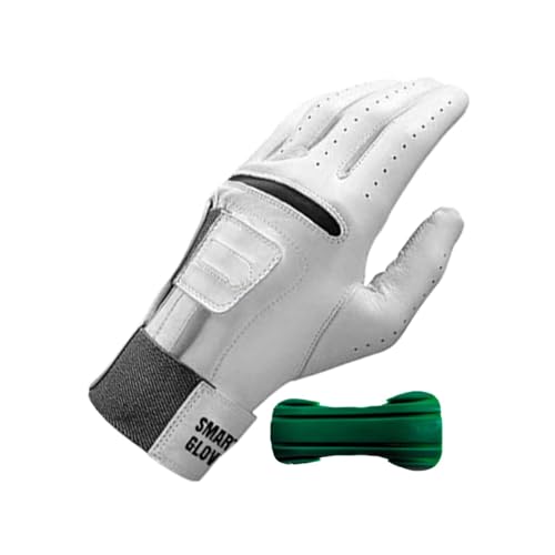 Golfhandschuhe für Links- und Rechtshänder,Übungsgolfhandschuhe | 2-in-1 Golf-Handgelenk-Retainer-Handschuhe | Golf-Übungsgerät mit komfortablem Griff für Golf-Enthusiasten, Profis und Anfänger von Veeteah