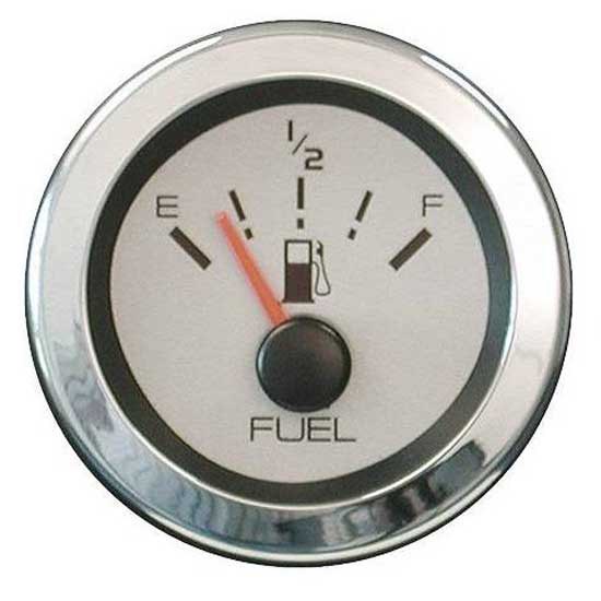 Veethree Silver Pro Fuel Level Indicator Silber 52 mm von Veethree