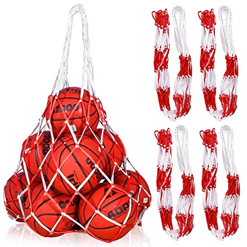 Vegena 4 Stück Ballnetz, Ballnetz Groß für 10-15 Bälle, Ballnetz Tasche, Balltragenetz, Tragbar Nylon Balltaschen Ball Netztasche für Fußball Basketball Volleyball Rugbyball Handball Vegena 4 Stück Ballnetz, Ballnetz Groß für 10-15 Bälle, Ballnetz Tasche, Balltragenetz, Tragbar Nylon Balltaschen Ball Netztasche für Fußball Basketball Volleyball Rugbyball Handball von Vegena