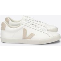 VEJA Herren Freizeitschuhe ESPLAR LOGO LEATHER EXTRA-WHITE_SABLE von Veja