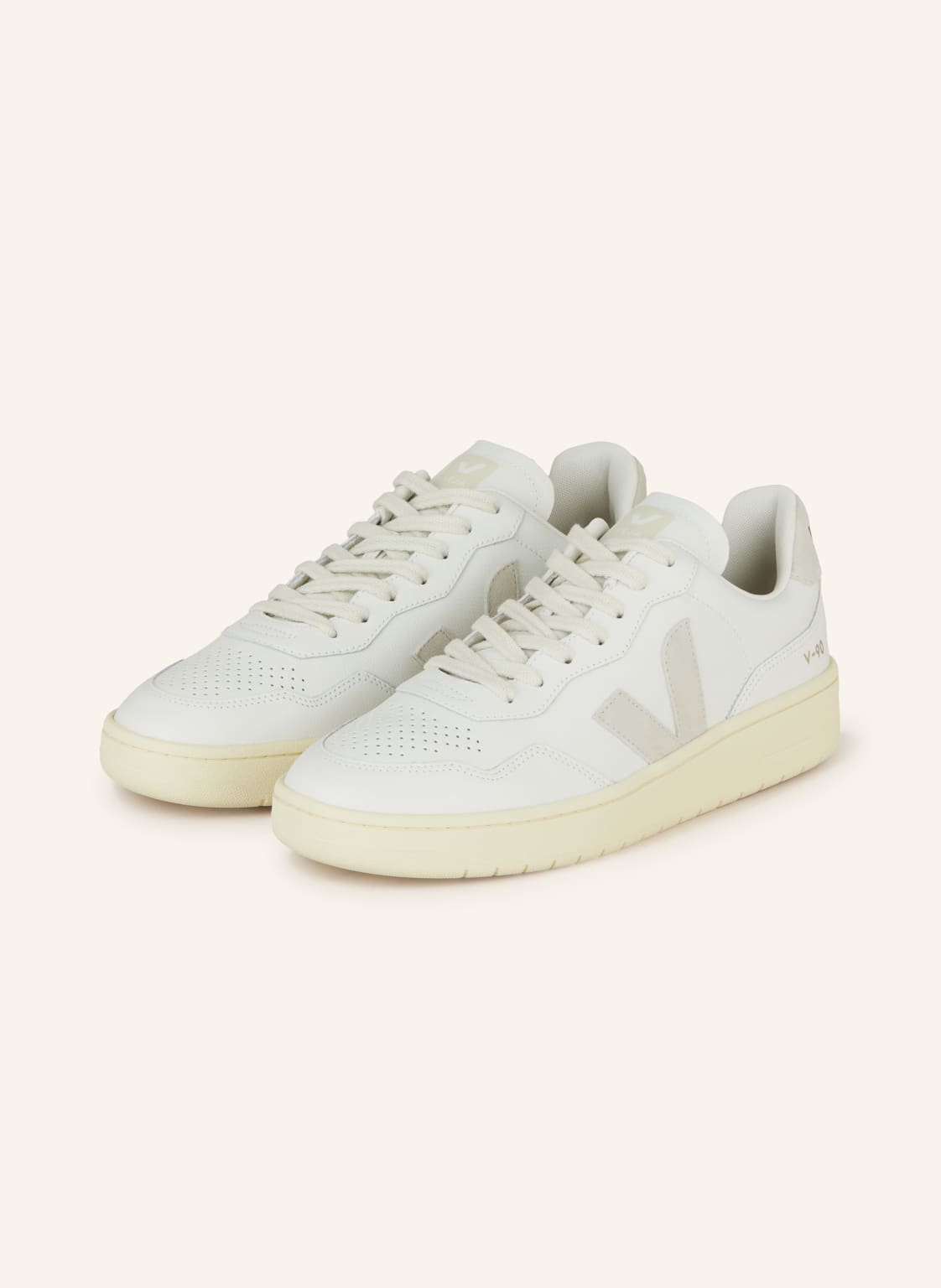 Veja Sneaker V-90 weiss Veja Sneaker V-90 weiss von Veja