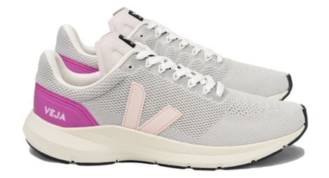 veja marlin lt v knit laufschuhe grau rosa damen von Veja