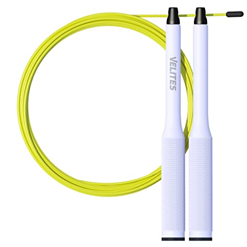 Springseil Sport Vropes Fire 2.0 von VELITES - Ideal für Crossfit, Fitness, Boxen - Profi Jump Rope für Double Unders - Eloxiertes Aluminium Springseil Sport Vropes Fire 2.0 von VELITES - Ideal für Crossfit, Fitness, Boxen - Profi Jump Rope für Double Unders - Eloxiertes Aluminium von Velites