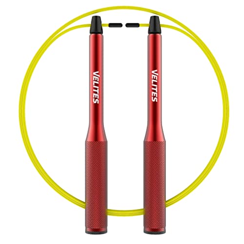 Velites Springseil Sport Fire 2.0 Ideal für Crossfit, Fitness, Boxen - Profi Springseil für Double Unders - Eloxiertes Aluminium Velites Springseil Sport Fire 2.0 Ideal für Crossfit, Fitness, Boxen - Profi Springseil für Double Unders - Eloxiertes Aluminium von Velites