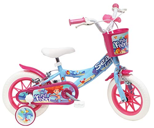 Vélo ATLAS Mädchen Fahrrad, 12 Zoll, SEA Life mit 2 Bremsen, Korb vorne und Schlammschutz, hellblau Vélo ATLAS Mädchen Fahrrad, 12 Zoll, SEA Life mit 2 Bremsen, Korb vorne und Schlammschutz, hellblau von Vélo ATLAS
