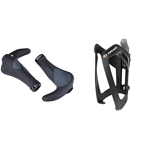 Velo ERGOGEL D3 BAR Fahrradgriff, ergonomische Form, Gel-Schraubgriff, mit Lenkerendstopfen, Länge: 138mm, schwarz/grau 410461 & SKS Germany TOPCAGE Flaschenhalter für Fahrräder, 7.5L x 8.3B x 14H cm Velo ERGOGEL D3 BAR Fahrradgriff, ergonomische Form, Gel-Schraubgriff, mit Lenkerendstopfen, Länge: 138mm, schwarz/grau 410461 & SKS Germany TOPCAGE Flaschenhalter für Fahrräder, 7.5L x 8.3B x 14H cm von VELO