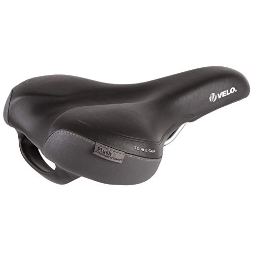 Velo Fahrradsattel E-Grip, schwarz, 250365 von Velo