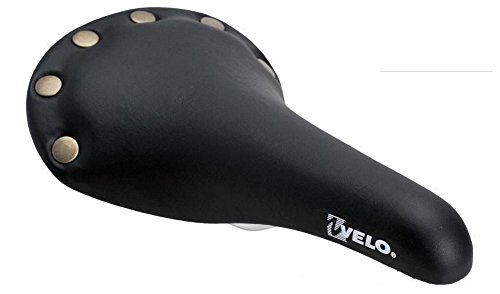 Velo Fahrradsattel Prox VL-1221 im Retro-Stil, für Fahrräder mit starrem Gang, Eingangräder, Rennräder, Citybikes, PROX VL-1221, Schwarz Velo Fahrradsattel Prox VL-1221 im Retro-Stil, für Fahrräder mit starrem Gang, Eingangräder, Rennräder, Citybikes, PROX VL-1221, Schwarz von Velo
