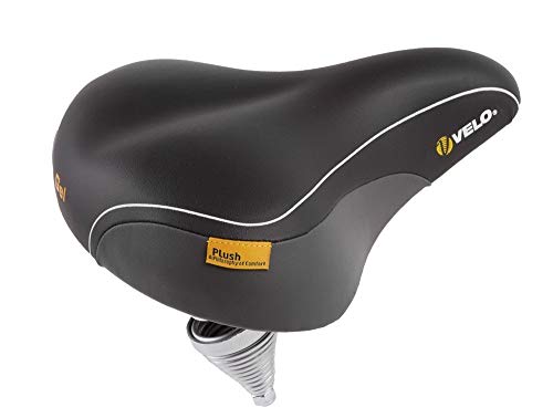 Velo Sattel Plush DS Gel, Black, 260 x 255 mm von Velo