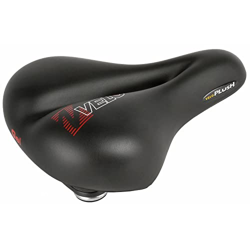 Velo Sattel Plush Gel Elasto, black, 254 x 200 x 90 mm Velo Sattel Plush Gel Elasto, black, 254 x 200 x 90 mm von VELO