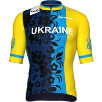 UKRAINISCHE NATIONALMANNSCHAFT 2025 Kurzarmtrikot, für Herren, Größe S, UKRAINISCHE NATIONALMANNSCHAFT 2025 Kurzarmtrikot, für Herren, Größe S, von VeloPlus