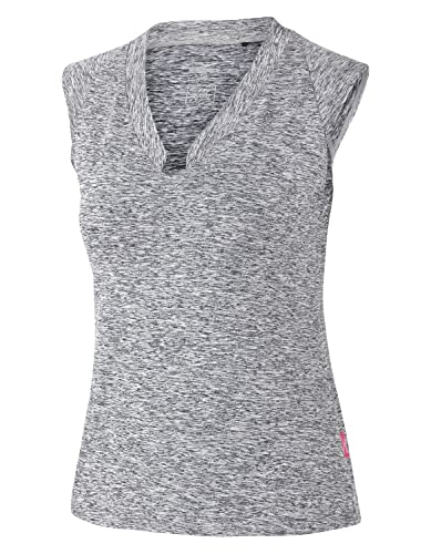 Venice Beach V-Neck Shirt VB ELEAMEE L, Coal b. Melange Venice Beach V-Neck Shirt VB ELEAMEE L, Coal b. Melange von Venice Beach