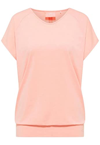 Venice Beach Sport-T-Shirt für Damen mit lässiger Schnittform und V-Ausschnitt Sui, Power Peach, XL-XXL von Venice Beach