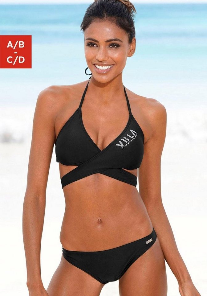 Venice Beach Triangel-Bikini mit Top zum Wickeln von Venice Beach