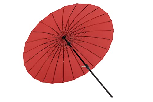 Venture Home Palmetto - Umbrella w. tilt- Red - - 270cm von Venture Home