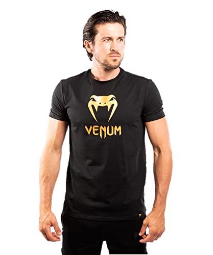 Venum, Classic T-Shirt, Herren, XXL, Schwarz/Gold von Venum