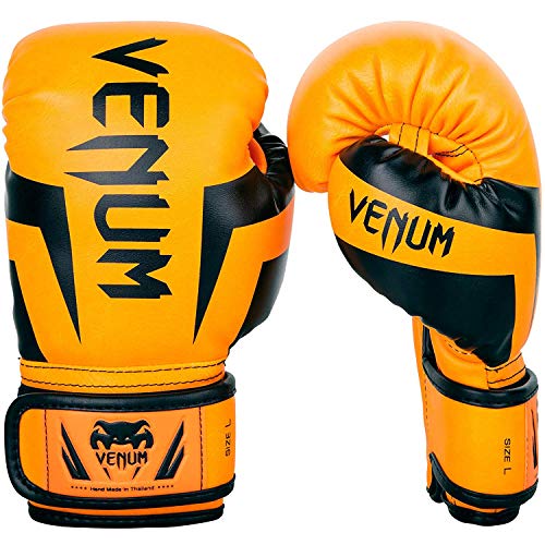 Venum, Elite Boxhandschuhe Kinder, Unisex Kinder, M, Fluo Orange Venum, Elite Boxhandschuhe Kinder, Unisex Kinder, M, Fluo Orange von Venum