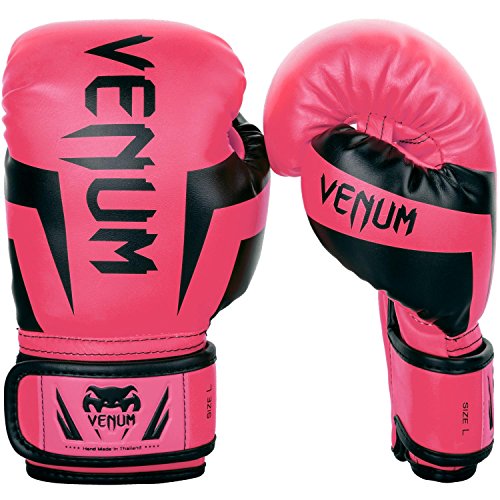 Venum, Elite Boxhandschuhe Kinder, Unisex Kinder, M, Fluo Rosa von Venum