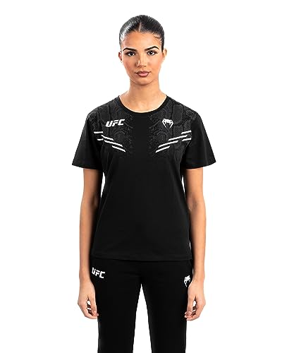 Venum, UFC Adrenaline by Venum Replica Damen Kurzarm T-shirt, Damen, S, Schwarz Venum, UFC Adrenaline by Venum Replica Damen Kurzarm T-shirt, Damen, S, Schwarz von Venum