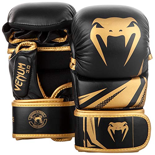 Venum Unisex Handschue Challenger 3.0 Mma Sparring Handschuhe, Schwarz/Gold, S EU von Venum