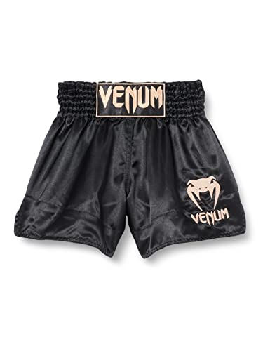 Venum Herren Classic Muay Thaibox Shorts, Schwarz/Gold, XXL EU Venum Herren Classic Muay Thaibox Shorts, Schwarz/Gold, XXL EU von Venum