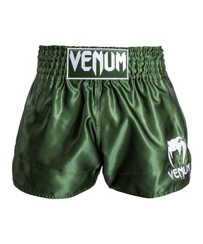 Venum Classic Thai-Boxshorts - Khaki/Weiß - XS von Venum
