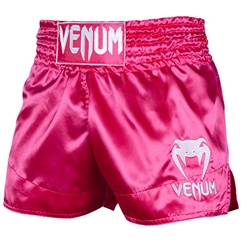 Venum Classic Thaibox Shorts, Rosa/Weiß, XL von Venum