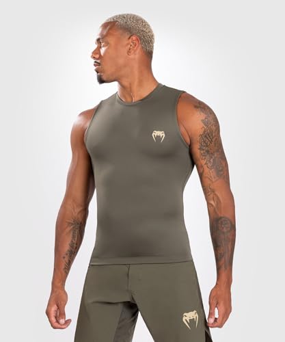 Venum, Contender Ärmelloser Rashguard, Herren, L, Khaki von Venum