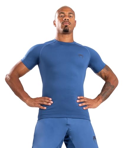 Venum, Contender Kurzarm Rashguard, Herren, S, Blau von Venum