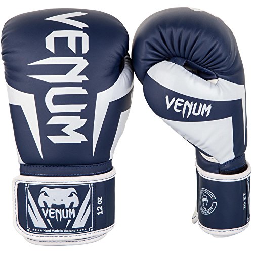 Venum, Elite Boxhandschuhe, Unisex Erwachsene, 12 Oz, Weiß/Marineblau Venum, Elite Boxhandschuhe, Unisex Erwachsene, 12 Oz, Weiß/Marineblau von Venum