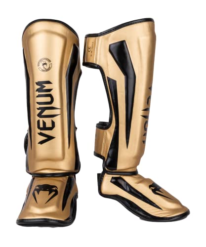 Venum Elite Standup Schienbeinschoner - Gold/Schwarz - XL von Venum