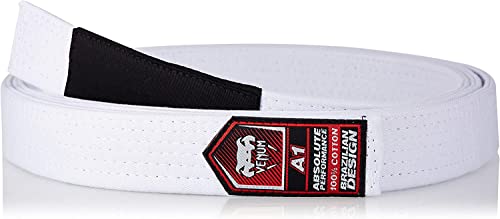 Venum Unisex Erwachsene Gürtel Brazilian Jiu-Jitsu Belt, Weiß, A3 von Venum