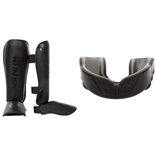 Venum Erwachsene Schienbeinshoner Challenger 2.0, Schwarz/Matt, XL, 2050-114 & Unisex Challengerzahnschutz Zahnschutz, Schwarz/Schwarz, Einheitsgröße EU Venum Erwachsene Schienbeinshoner Challenger 2.0, Schwarz/Matt, XL, 2050-114 & Unisex Challengerzahnschutz Zahnschutz, Schwarz/Schwarz, Einheitsgröße EU von Venum
